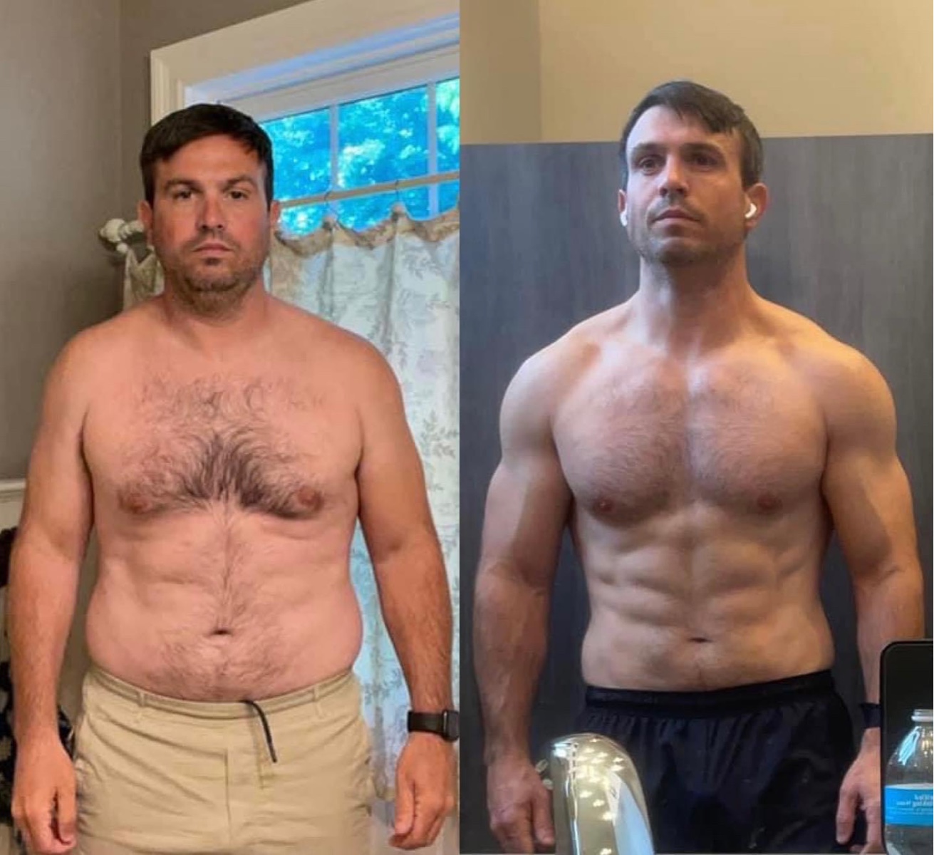 Before after online gym