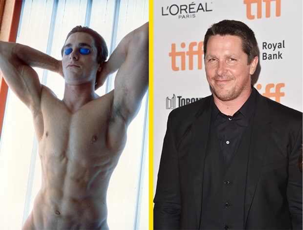 christian bale weight chart